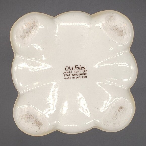 Old Foley by James Kent Yellow White Pink Rose Bouquet Ceramic Vase - Picture 3 of 13